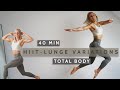 40 MIN FAT BURN HIIT LUNGE VARIATIONS - No Repeat | No Equipment | Calorie Killer | Super Sweaty