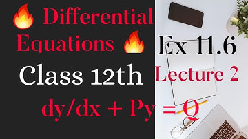 DIFFERENTIAL EQUATIONS Ex 11.6