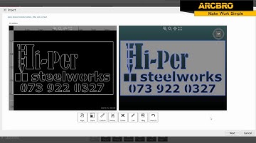 ARCBRO Software - Graphic optimization processing tutorial