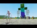 SCP-096 THE SHY GUY VS MINECRAFT MOBS!! Garry's Mod Sandbox