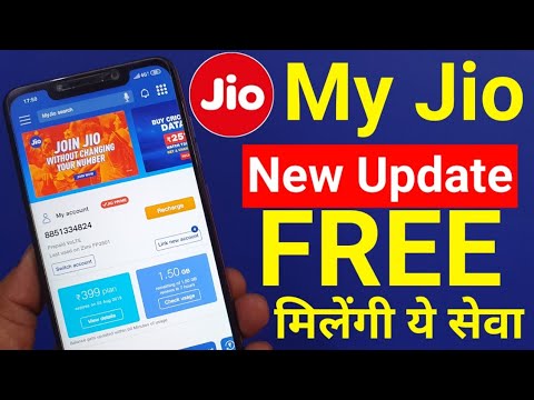 Reliance Jio My Jio App New Update Now Free Service Via My Jio App