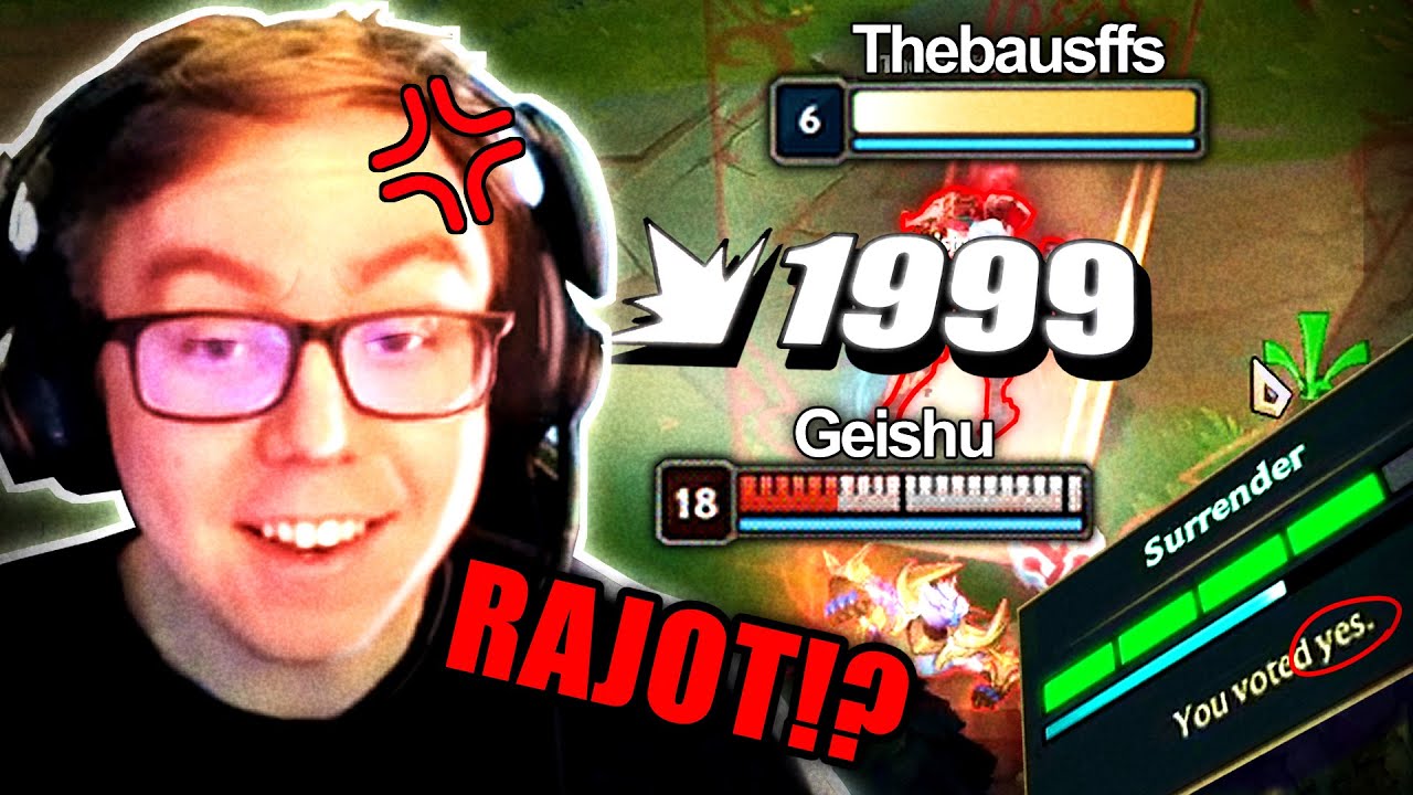 I Made Thebausffs FF In 15 Minutes With Sett! | Geishu