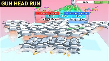 Gun Head Run ✪ GamePlay Walkthrough ✪ Mobile Game ✪ Android & iOS