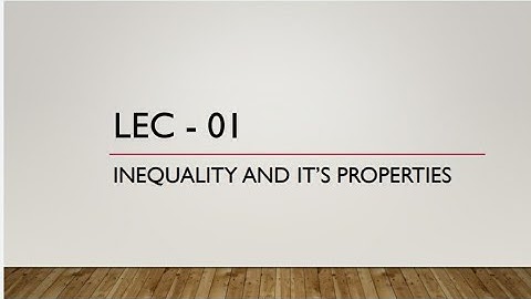 Basic Inequality for JAM/JEE/NET/GATE/TIFR/ISI/CMI/NBHM