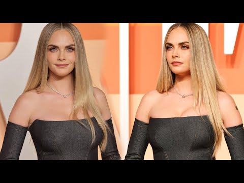 Cara Delevingne at Vanity Fair Oscar Party 2025