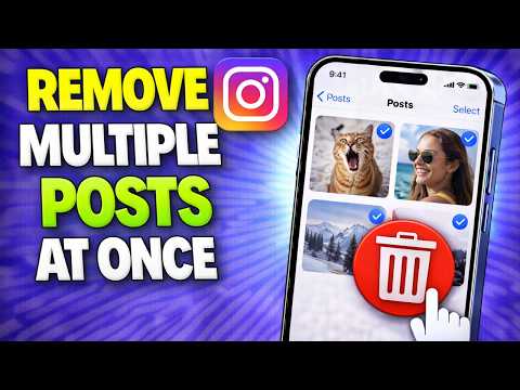 Delete Multiple Instagram Posts At Once - Remove Bulk Posts Easily