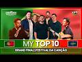My Top 10 | Festival da Canção 2026: Grand Final | PORTUGAL 🇵🇹 ESC 2026 🎶😍 #esc2026