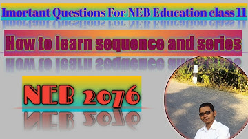 How to find the sum to n terns of sequence and series in nepali.