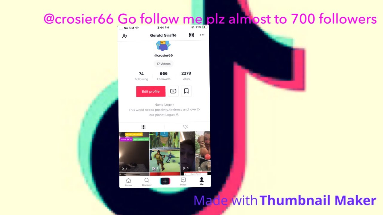 Go follow my TikTok plz🥺🥺 - YouTube