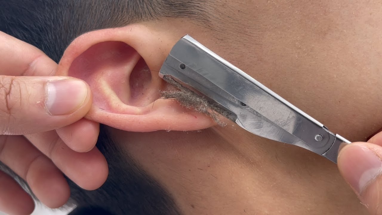 ASMR 🐡 FOR A GOOD SLEEP | SHAVING BEARDS AND DEAD SKIN FOR MAN | SHAVING ASMR EP591