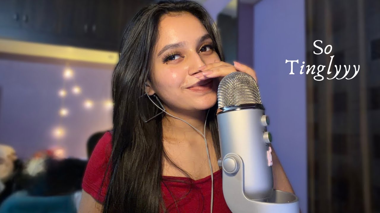 ASMR The Tingliest Trigger Words & Mouth Sounds EVER! (Directly on the Mic)