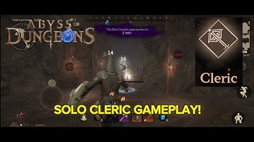 SOLO CLERIC GAMEPLAY (HELL MODE) | Abyss Of Dungeons