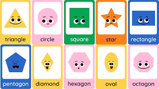 Shapes for kids / flashcards shapes for kids / nursery rhyme Shapes ￼songs