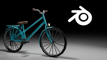 Low Poly Bicycle in Blender | Modeling Timelapse