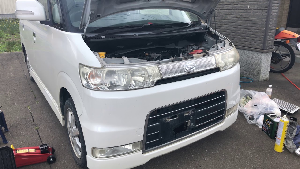 ダイハツタント君のグダグダ整備です（苦笑）