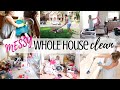 NEW! 2019 EXTREME WHOLE HOUSE CLEAN | SUPER MESSY HOUSE | 💪ULTIMATE CLEANING MOTIVATION