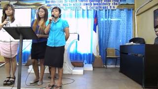 Video thumbnail of "He's in the mids't/ BLBBC ladies trio/4/21/13"