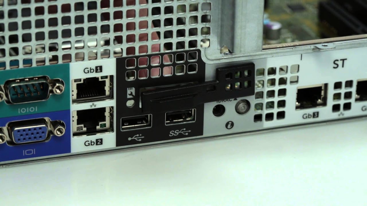 PowerEdge R530: Remove Install iDRAC Port Card - YouTube