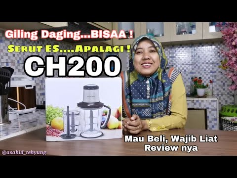  REVIEW  UNBOXING CHOPPER  MITOCHIBA  CH200 bikin es kepal 