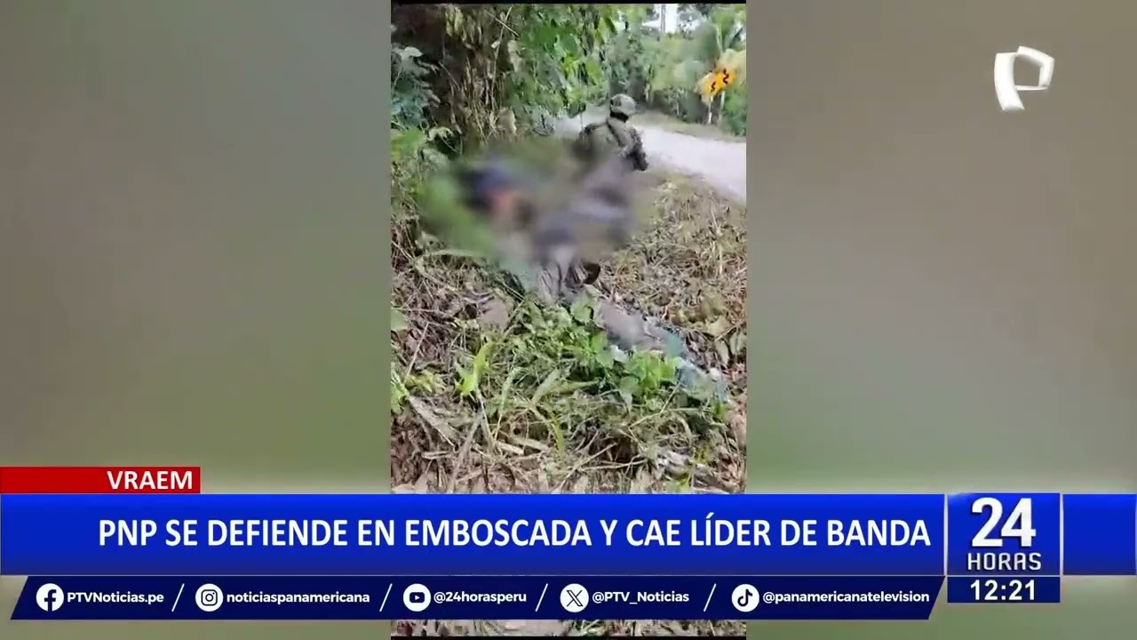 Vraem: Patrulla policial fue emboscada por presuntos narcoterroristas