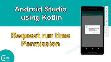 How to Request Runtime Permission in Android using Kotlin | Request Permission | Coding Delivery