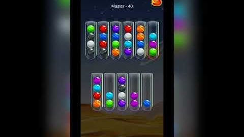master golden bubble sort level 40