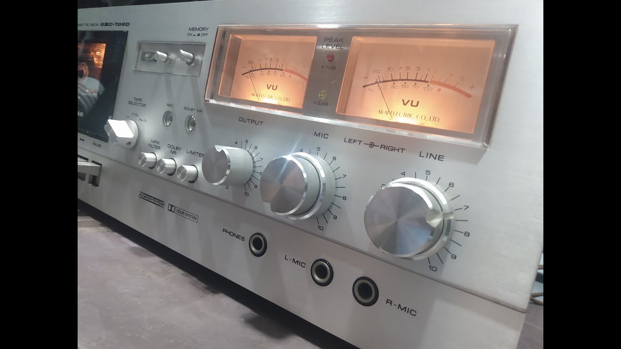 Consertos Vintage 065 - tape deck - Akai GXC 709D (parte 01