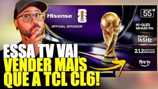 A NOVA Hisense QD MINI LED U7S chega com FIRE TV OS e GOOGLE TV 165HZ e MUITO MAIS!