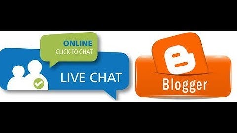 how to add live chat in blogger