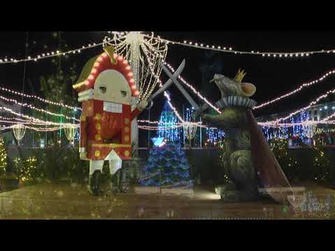 Воронеж. пл. Ленина в новогоднем убранстве.