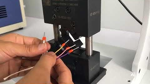 loose ferrule/ tubular terminals crimping machine