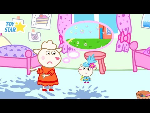 Dolly Schulmaedchen Cartoon Doppelter