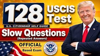 2026 Pass The Random U.s. Citizenship Questions With Easy 2x Answers: Official 128 Uscis Civics Test