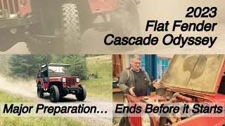 Flat Fender Cascade Odyssey // Major CJ2A Prep & Trip Failures