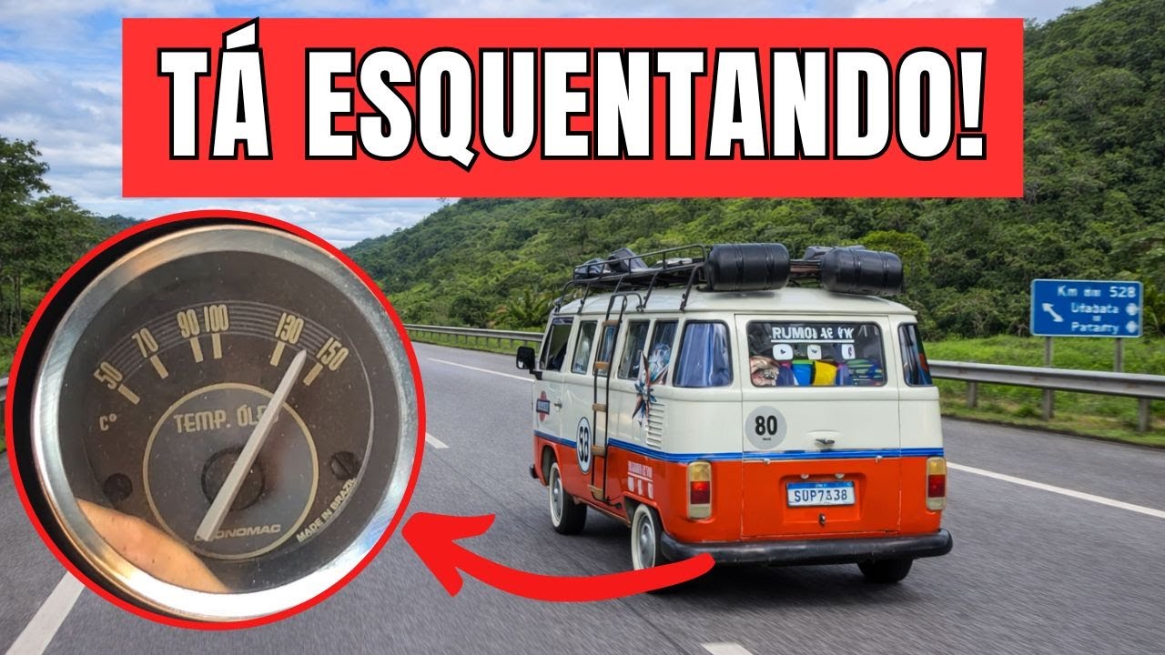 KOMBI ESQUENTANDO NA RODOVIA! | Viajando de Vw #ep442
