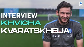 "I don’t think anyone can be compared to Maradona" | Kvaratskhelia Interview | Serie A 2022/23