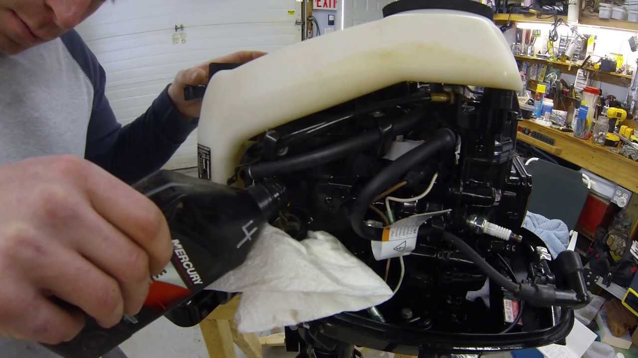 mercury 4 hp oil change - YouTube mercury 4 hp oil change - YouTube