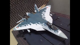 ズベズダ 1/72 ロシア空軍 スホーイ SU-57を製作してみた