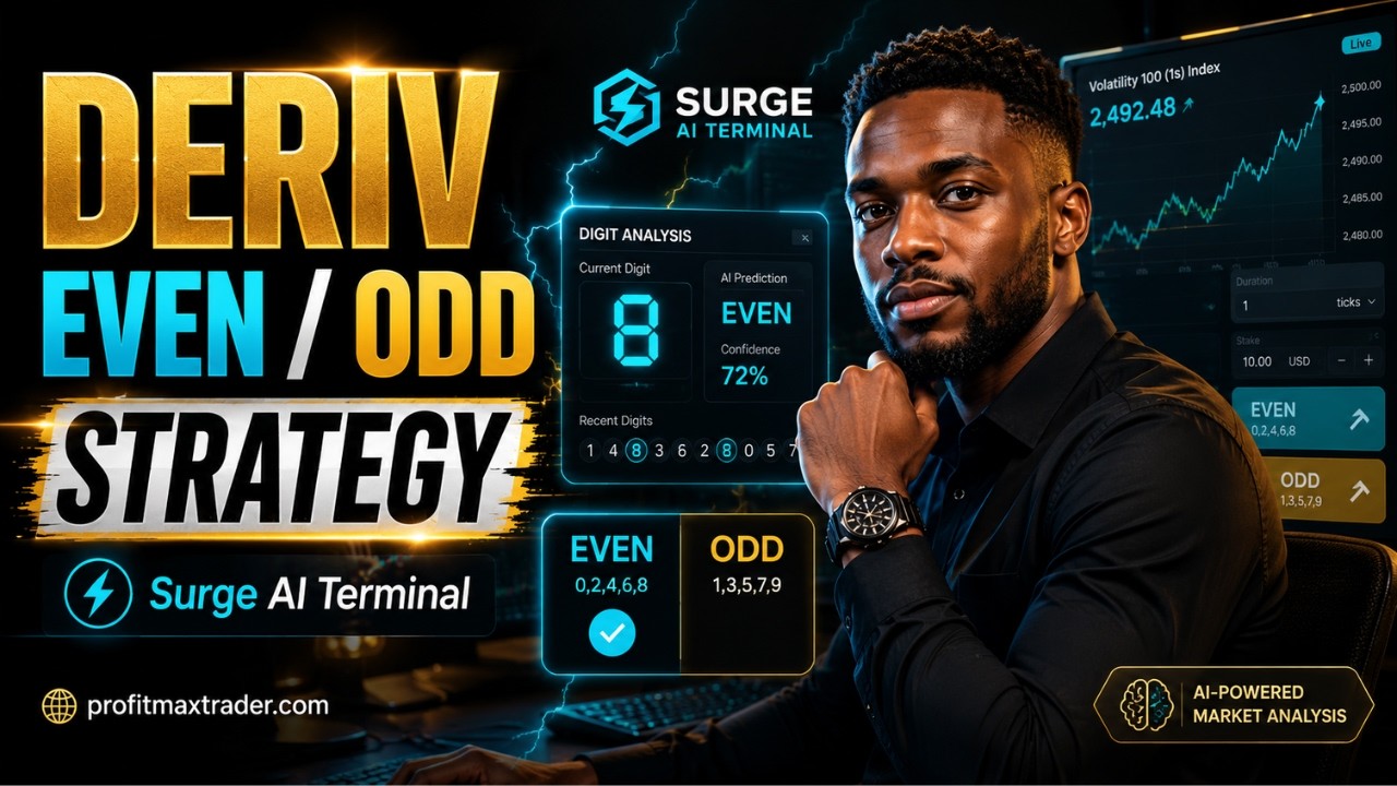 Deriv Even/Odd Strategy Test Using Surge AI Terminal ⚡ | Live Demo