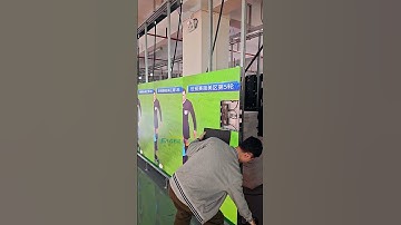 An LED screen as simple as a puzzle. #eagerled #leddisplay #ledvideowall #ledscreens #shorts