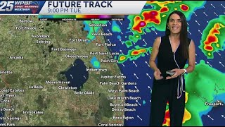Strong to severe threat Tuesday afternoon across South Florida