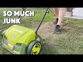 20 Year Old Lawn Gets DETHATCHED FOR THE FIRST TIME