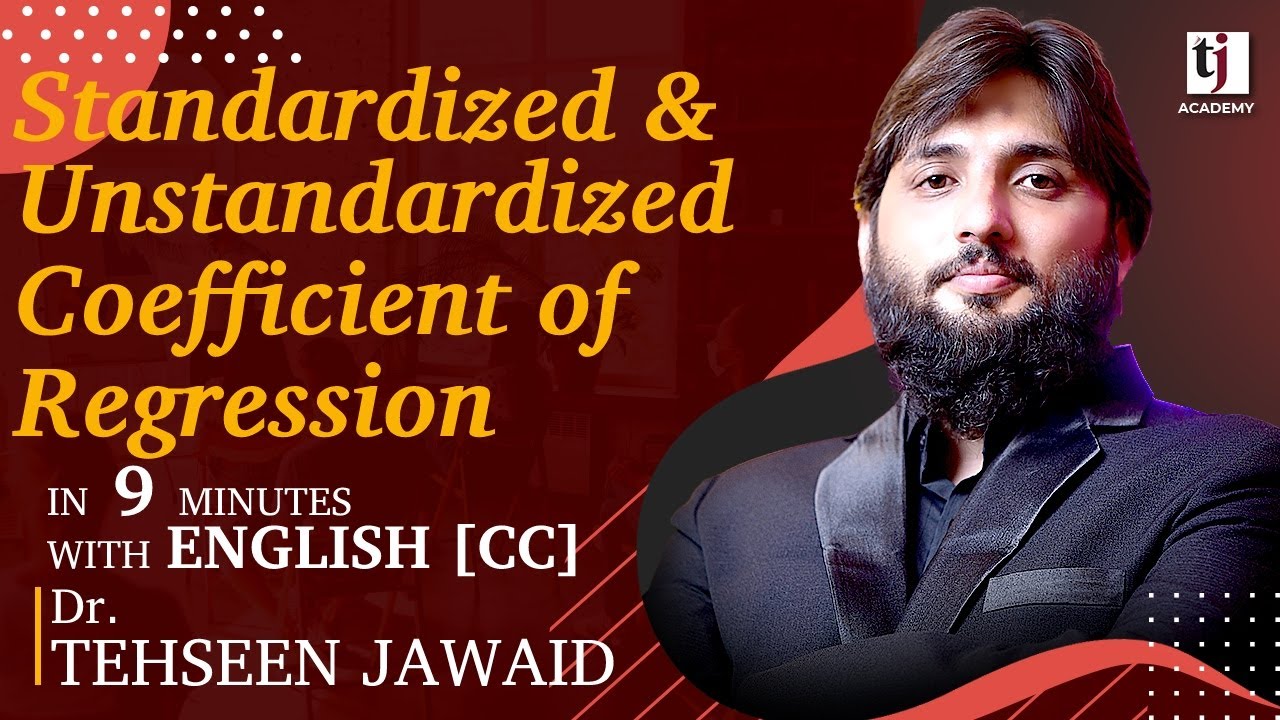 Econometrics # 5 :Standardized and Unstandardized Coefficient of Regression - Urdu /English