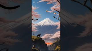 Roaring Panther on Mount Fuji | #shorts #japan #blackpanther screenshot 4