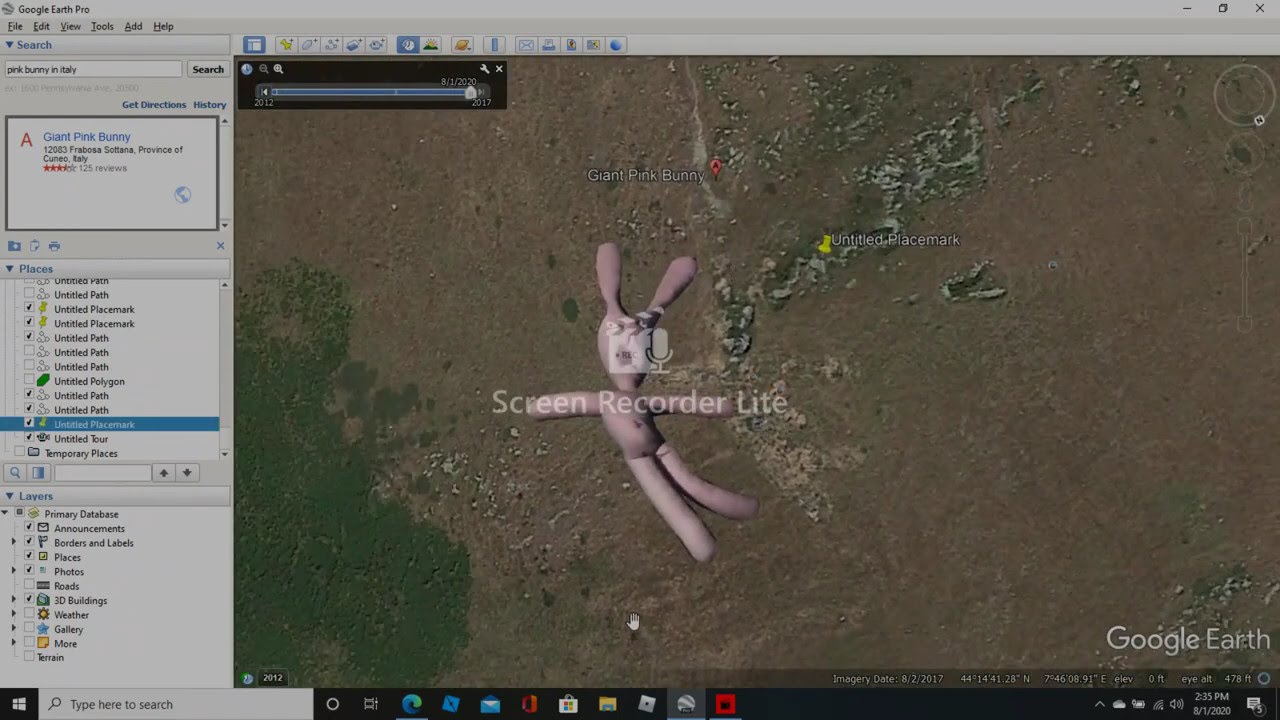 How To Find The Pink Bunny On Google Maps - Youtube