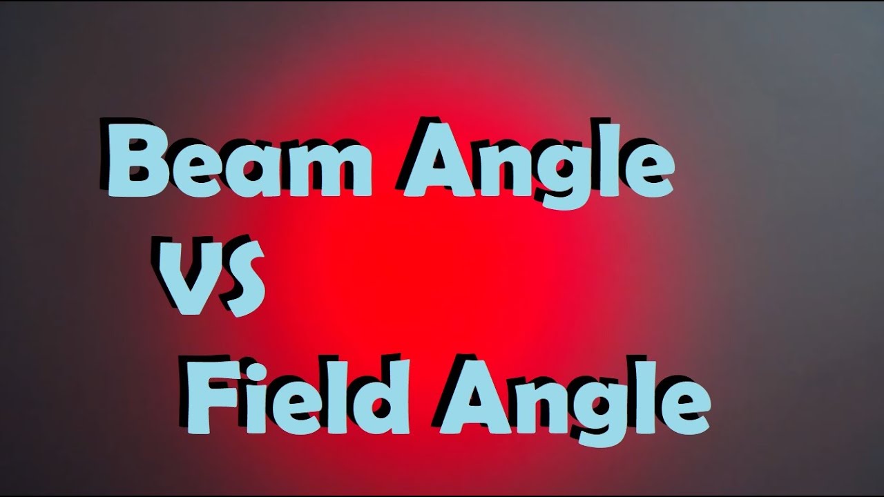 DMX Lighting | Beam Angle VS. Field Angle - YouTube