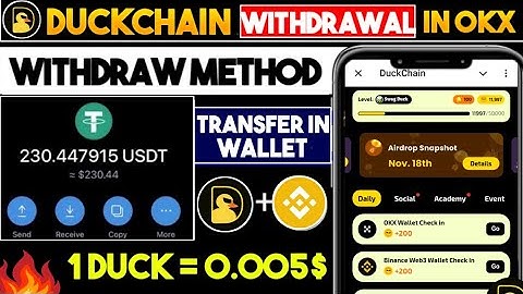 Duckchain Airdrop Snapshot Completed | Duckchain Claim Airdrop And Withdraw Process