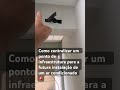 Como centralizar o ponto de infra para ar condicionado split #arcondicionado