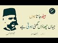 Hafeez jaunpuri  baith jata hun jahan chhaon ghani hoti hai  lehja urdu poetry recitation