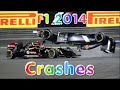 F1 2014 crashes